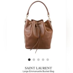 St Laurent Large Emmanuelle Bucket Bag